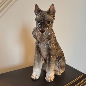 Vintage Shafford Japan Schnauzer figurine, titled “Snatty” (#137)